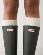 Downpour tall wellington boots in dark olive