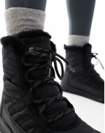 Whitney II Plus WP waterproof lace up snow boots in black and quarry