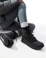 Whitney II Plus WP waterproof lace up snow boots in black and quarry