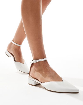 Bridal Catherine flat shoes in ivory