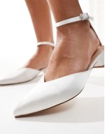 Bridal Catherine flat shoes in ivory