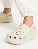 classic crush clogs in bone